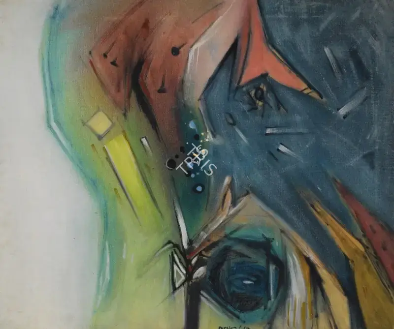 Ahmed Parvez (Artist), Abstract, 1962, Painting