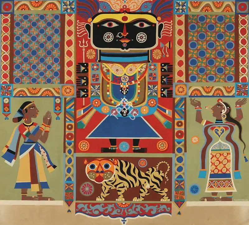 K. Laxma Goud (Artist), Untitled, 1973, Painting