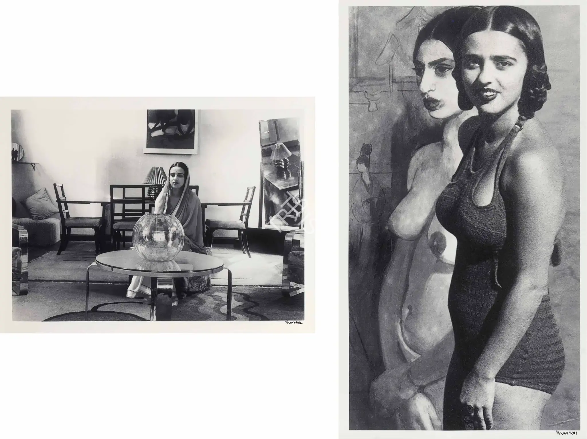 Sundaram, Vivan (Artist). Untitled (Re-take of Amrita), 2002 | Photograph, Ch.Mum/19.12.13, 2013 · Christie's
