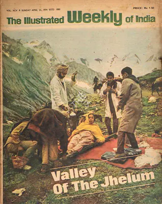 Khushwant Singh (Editor), The Illustrated Weekly of India, 1974, Magazine