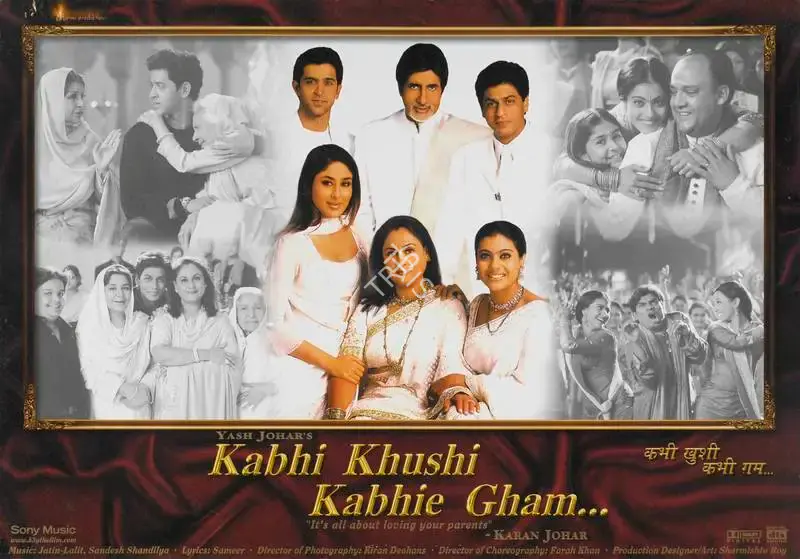Yash Johar (Producer), Kabhi Khushi Kabhi Gham, 2001, Lobby Card