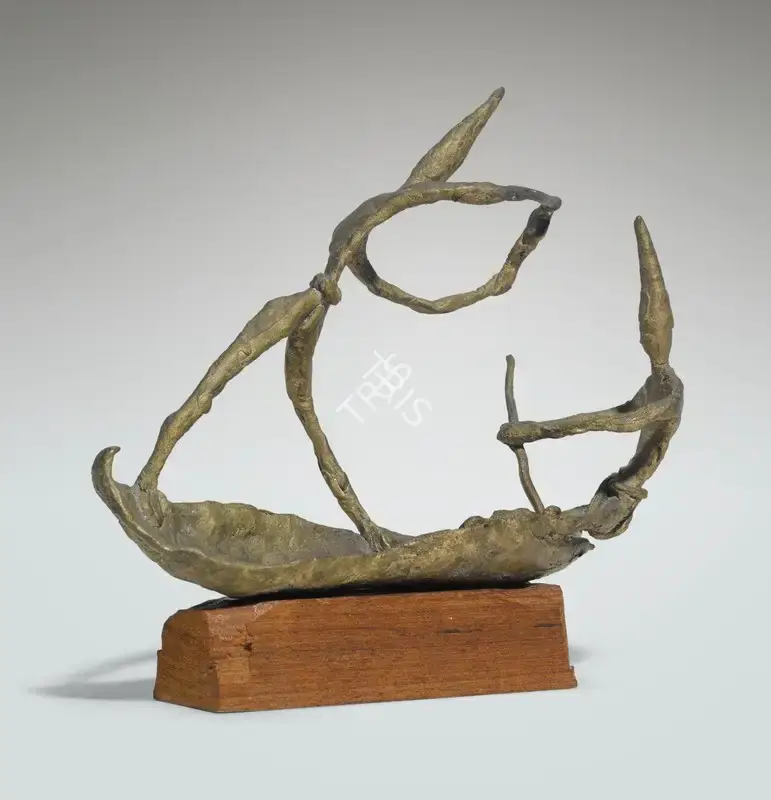 Meera Mukherjee (Artist), Untitled (Boatsman), Sculpture