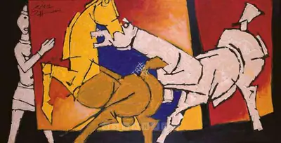 Husain, M.F. (Artist). Untitled, n.d. | Painting, Ch.HoK/29.05.05