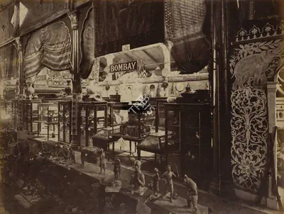 Shew Shankar Narayan (Photographer), Exterior of the Bombay Court, 1883, Antiquarian Photograph