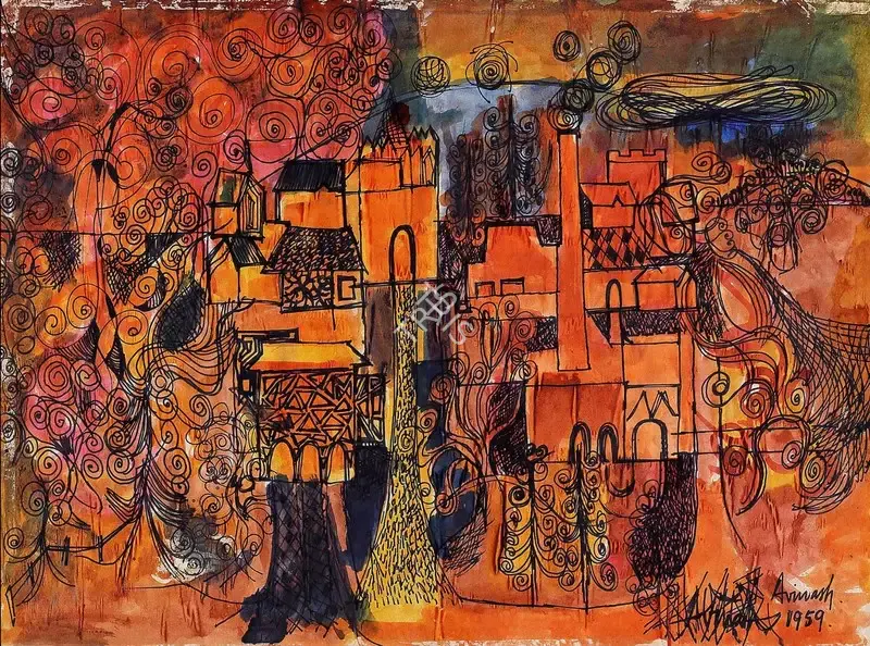 Avinash Chandra (Artist), Untitled, 1959, Painting
