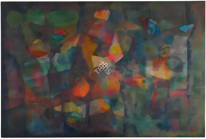 S.R. Bhushan (Artist), Untitled, 1973, Painting