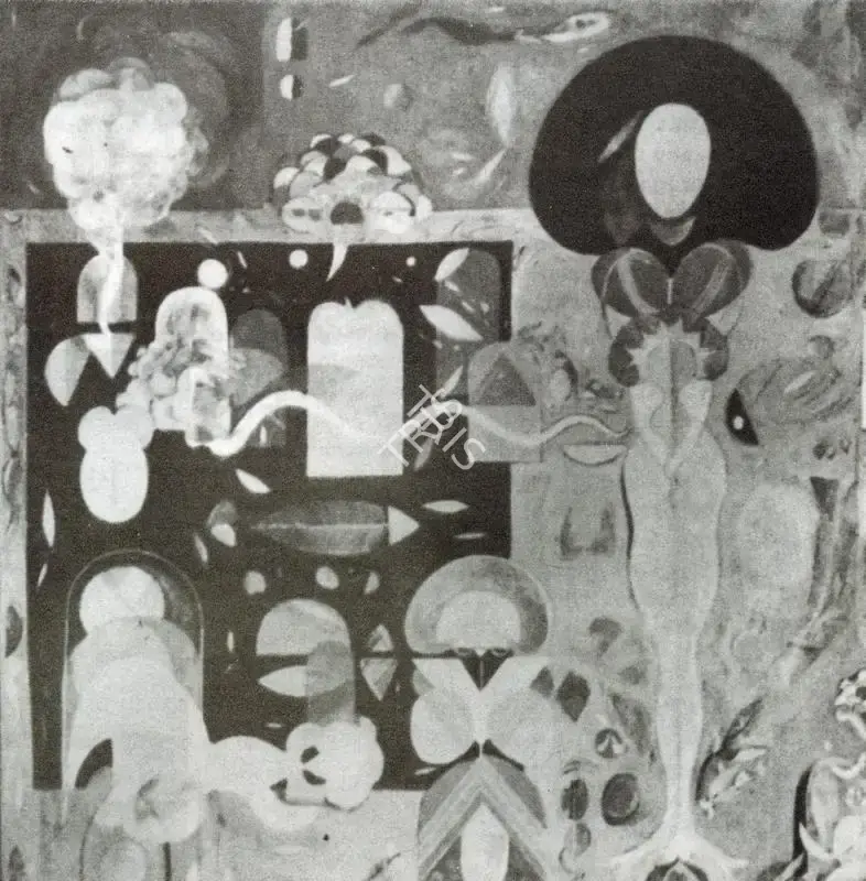 P. Gopinath (Artist), Biomorphic Images, Painting