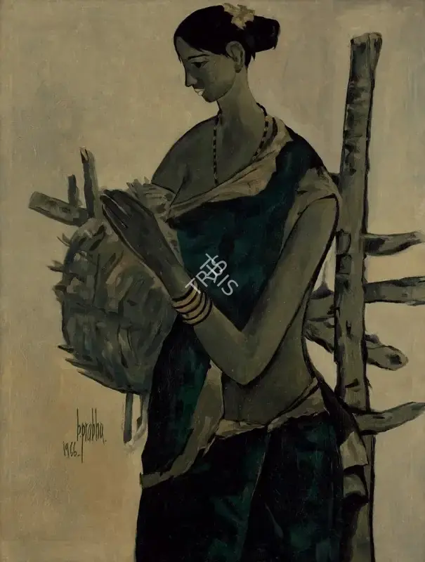 B. Prabha (Artist), Untitled, 1966, Painting
