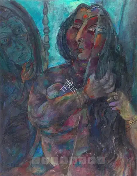 Paritosh Sen (Artist), Untitled, 1989, Painting
