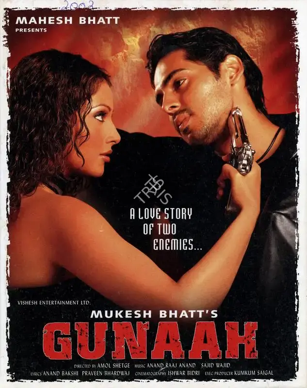 Mukesh Bhatt (Producer), Gunaah, 2002, Song-Synopsis Booklet