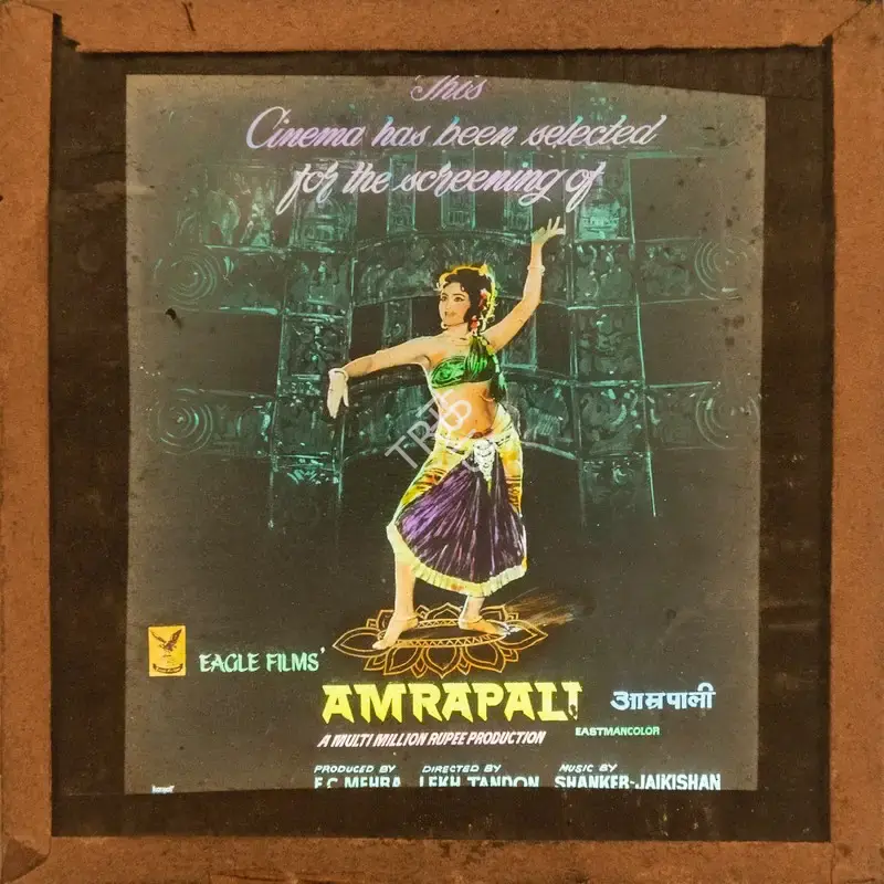 F.C. Mehra (Producer), Amrapali, 1966, Glass Slide