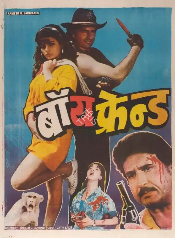 Ramesh Lakhiani (Producer), Boy Friend, 1993, Full Sheet Poster