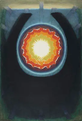 De, Biren (Artist). Untitled, 1970 | Painting, AG.Mum/22.12.18, 2018 · Asta Guru