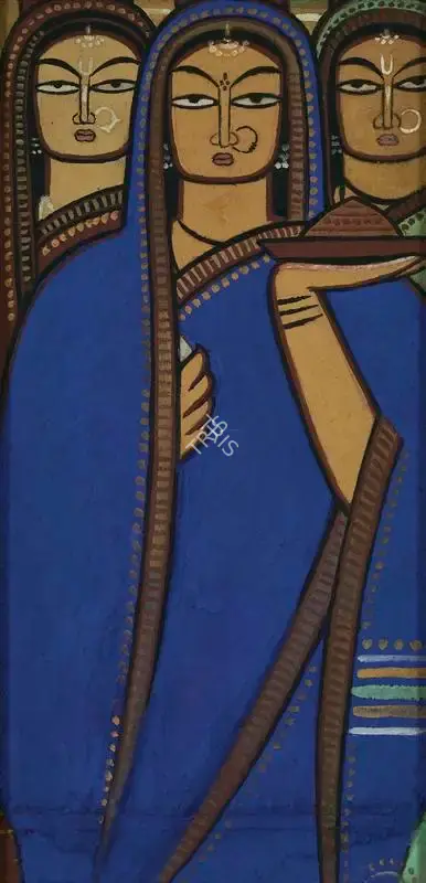 Jamini Roy (Artist), Untitled, 1950, Painting