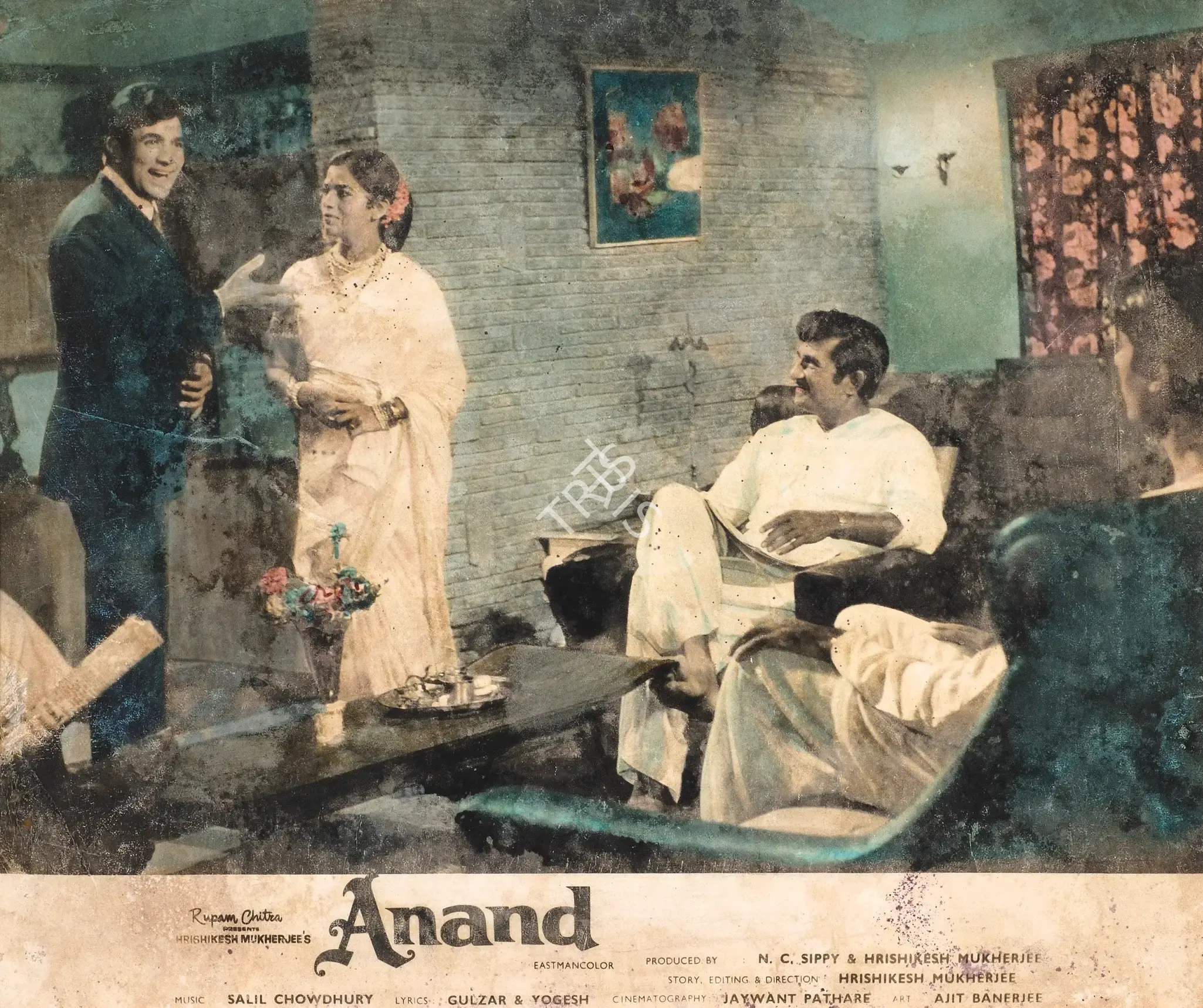 Jaywant Pathare (Cinematographer), Anand, 1970, Lobby Card