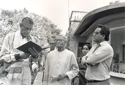 Nemai Ghosh (Still Photographer), Agantuk, 1991, Working Still
