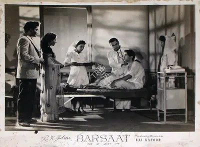 Jal Mistry (Cinematographer), Barsaat, 1949, Lobby Card