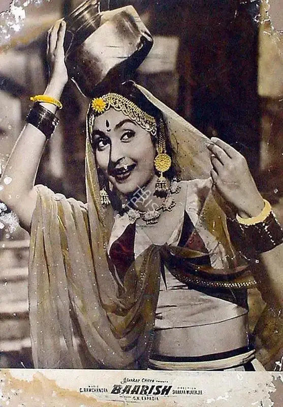K.H. Kapadia (Producer), Baarish, 1957, Lobby Card