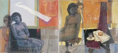 Isha Mahammad (Artist), Untitled, 1996, Painting