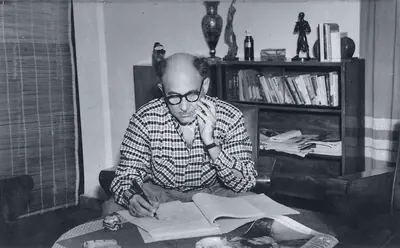 Unknown (Photographer). Khwaja Ahmad Abbas. | Photographic Still | CinemaEducation | 00881991