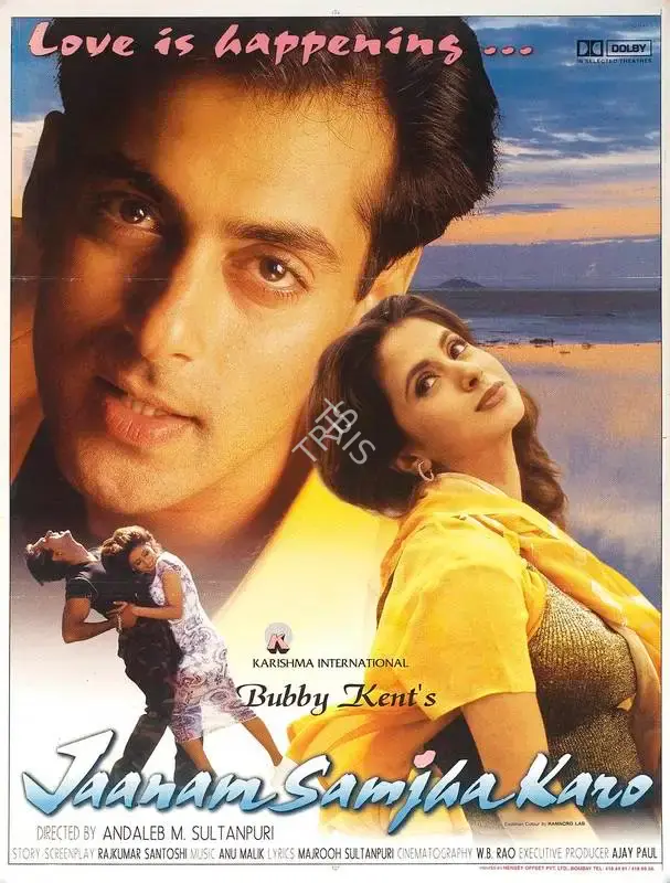 Bubby Kent (Producer), Jaanam Samjha Karo, 1999, Full Sheet Poster