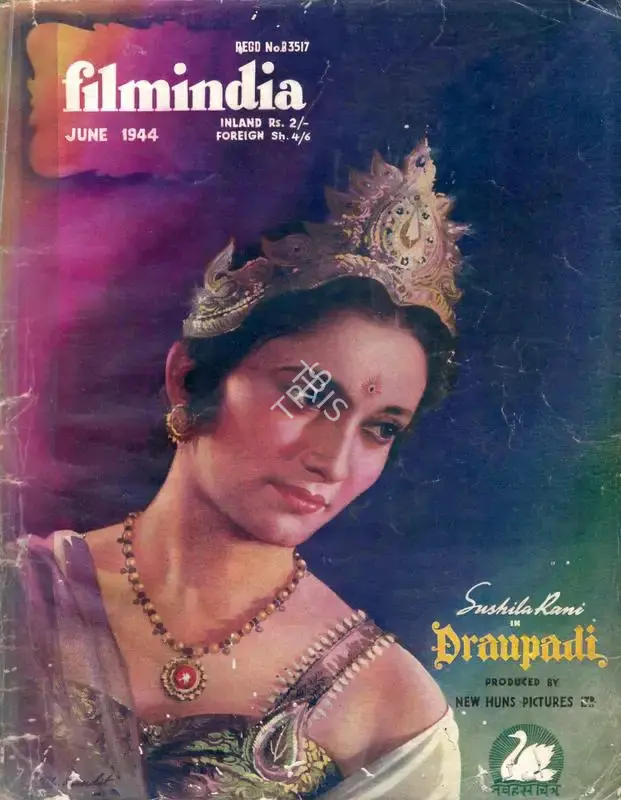Baburao Patel (Editor), Filmindia, 1944, Magazine