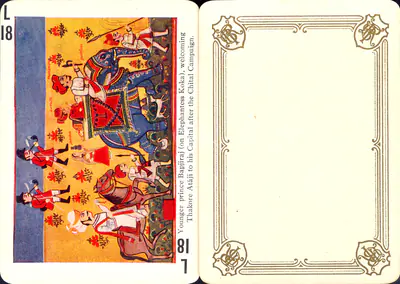 Bhavnagar State Historical Picture Series, 1800-01-01 | 1899-12-31, Playing Cards