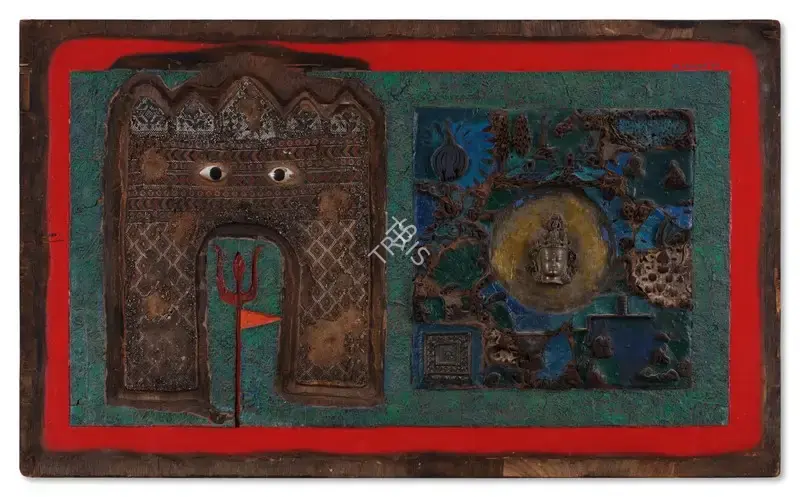 Sagara, Piraji (Artist). Untitled, 1967 | Painting, So.NeY/18.03.24, 2024 · Sotheby's