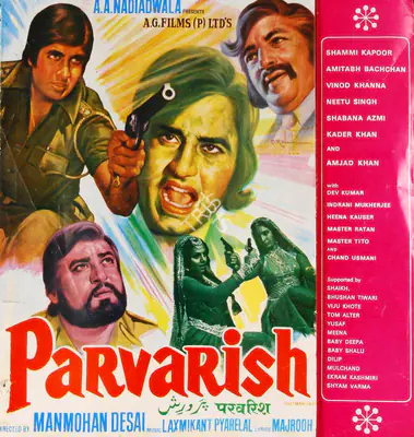 A.A. Nadiadwala (Producer), Parvarish, 1977, Song-Synopsis Booklet