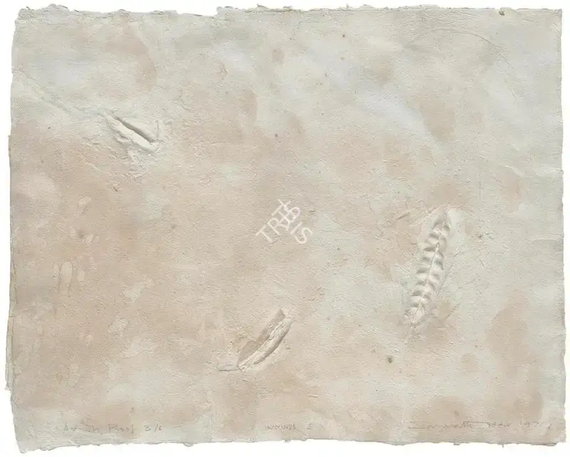 Hore, Somnath (Artist). Wounds- 5, 1970 | Graphic Art, Sa.Onl/20.04.21, 2021 · Saffronart
