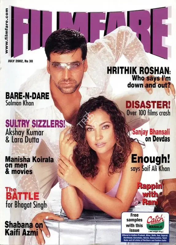 Shashi Baliga (Editor), Filmfare, 2002, Magazine