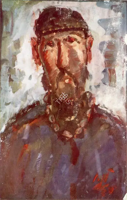 Gobardhan Ash (Artist), Portrait, Painting