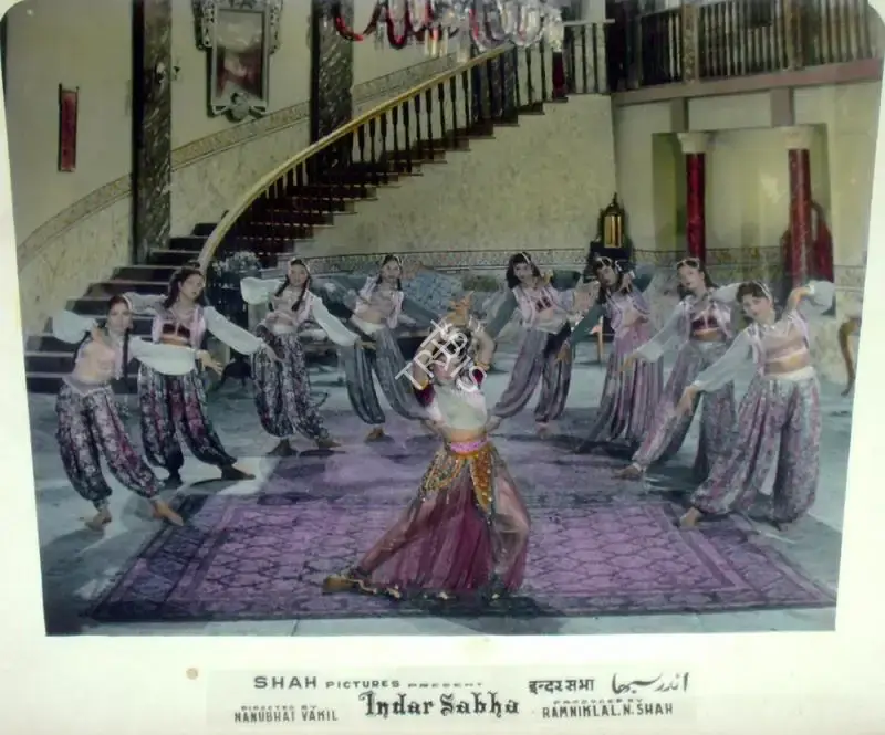 Ramniklal N. Shah (Producer), Indar Sabha, 1956, Lobby Card