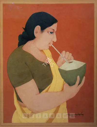 Lalu Prasad Shaw (Artist), Untitled, Painting