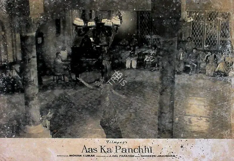 J.Om Prakash (Producer), Aas Ka Panchhi, 1961, Lobby Card