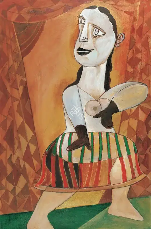 Sen, Paritosh (Artist). The Dancer, 2004 | Painting, Ar.Onl/14.12.24, 2024 · Artiana