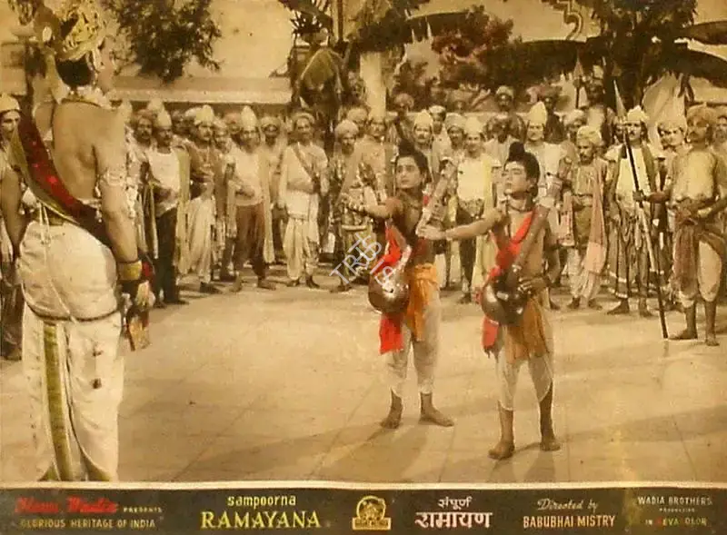 Aga Hasham (Cinematographer), Sampoorna Ramayana, 1961, Lobby Card