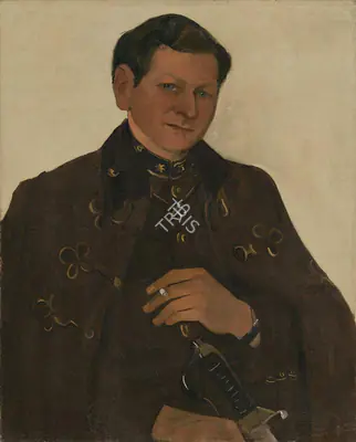 Amrita Sher-Gil (Artist), Portrait Of Victor Egan, 1939, Painting
