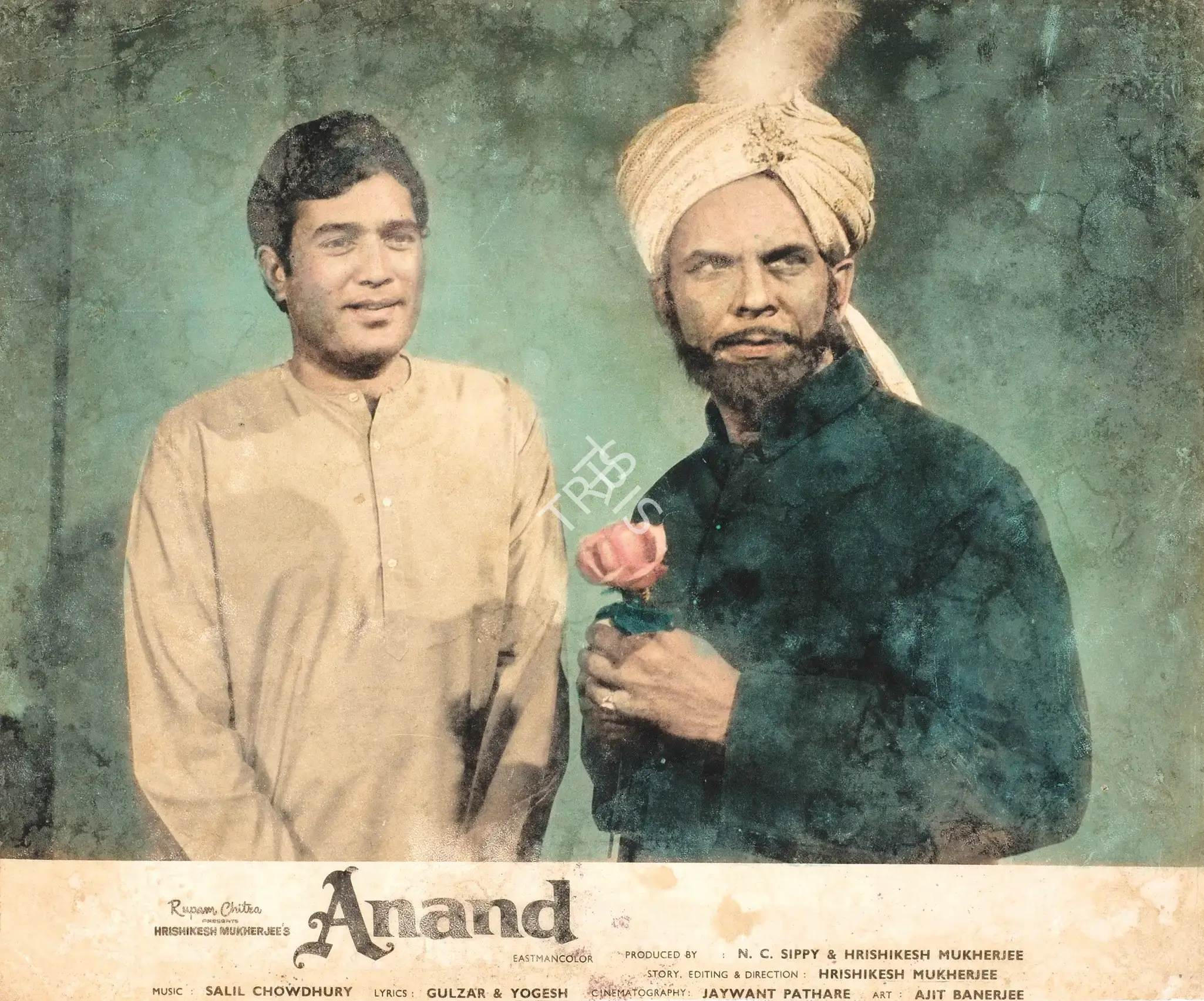 Jaywant Pathare (Cinematographer), Anand, 1970, Lobby Card