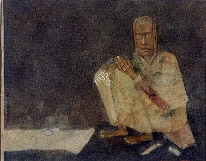 Pyne, Ganesh (Artist). Untitled, n.d. | Painting, So.NeY/12.06.95