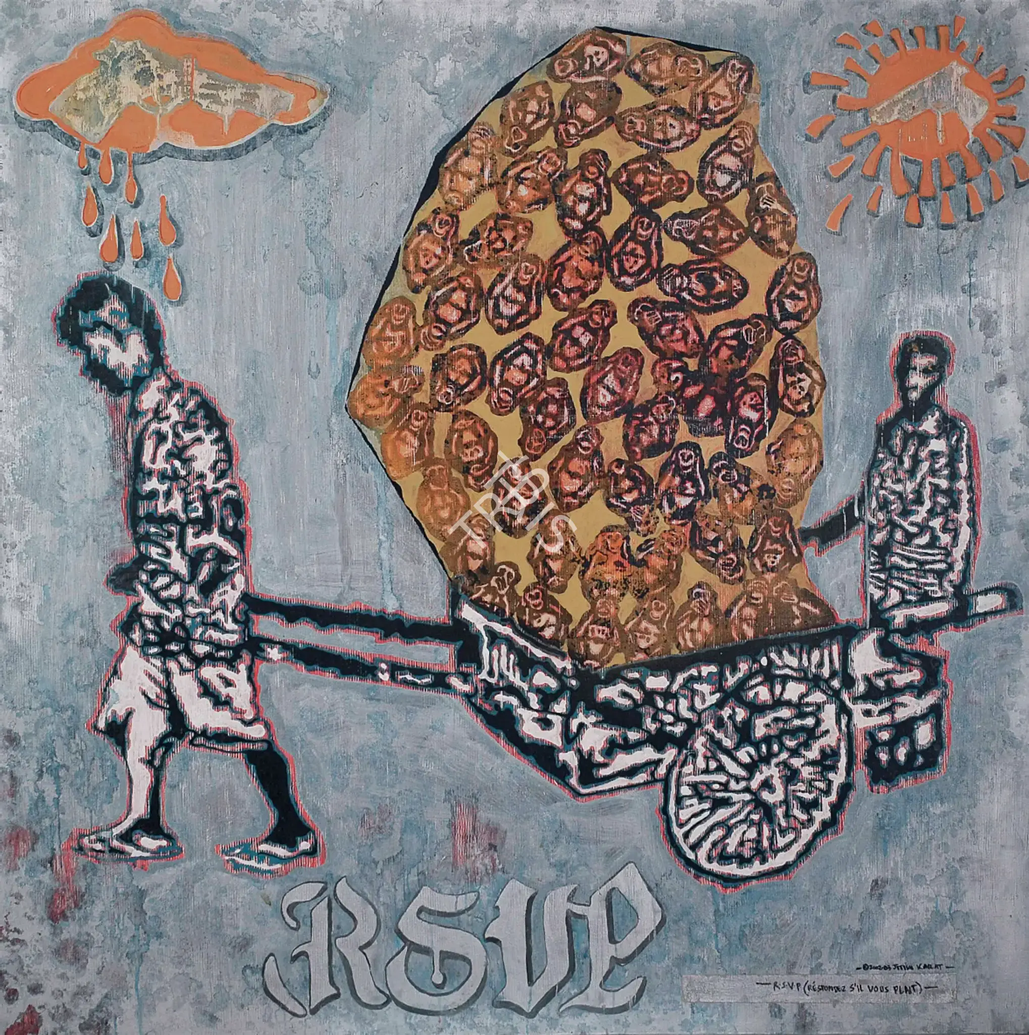 Kallat, Jitish (Artist). R.S.V.P. (R��spondez s'il vous plait), 2002-2003 | Painting, Ch.Mum/19.12.13, 2013 · Christie's