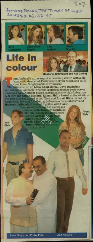 Life in Colour, 2005, Newspaper Clipping