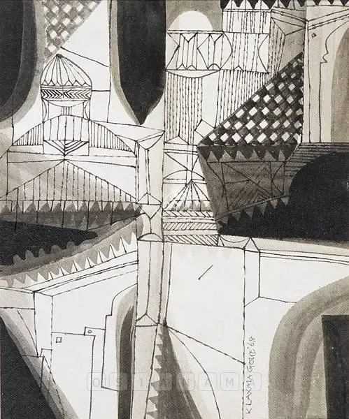 K. Laxma Goud (Artist), Untitled, 1968, Painting