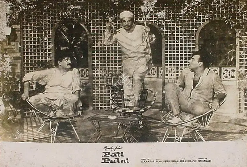 Usman Ali (Producer), Pati Patni, 1966, Lobby Card