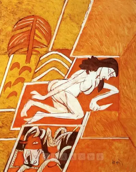 Subramanyan, K.G. (Artist). Untitled, n.d. | Painting, Sa.Onl/11.05.06, 2006 · Saffronart