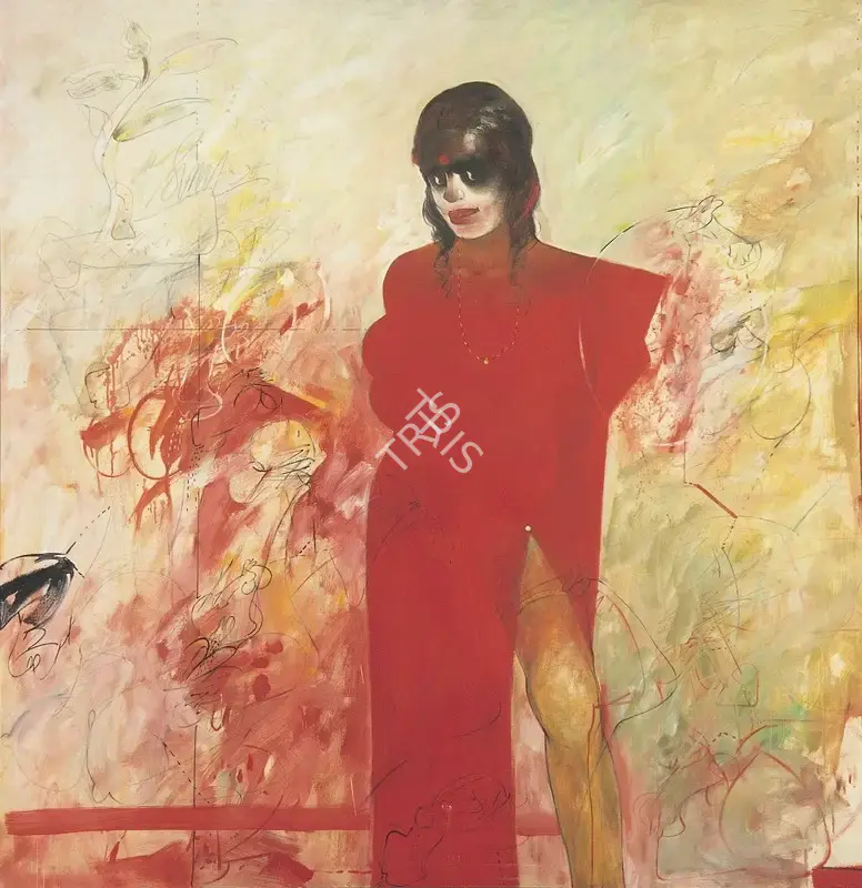 Sunil Das (Artist), Bombay Talkies, 1995, Painting