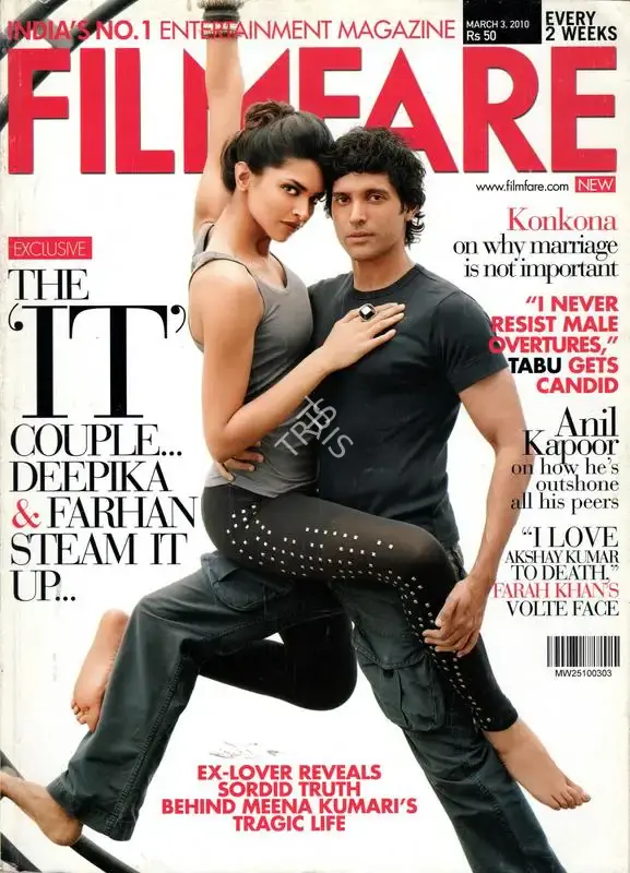 Jitesh Pillaai (Editor), Filmfare, 2010, Magazine
