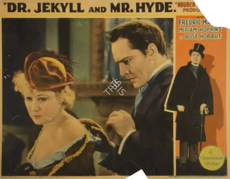 Rouben Mamoulian (Producer), Dr. Jekyll and Mr. Hyde, 1931, Lobby Card