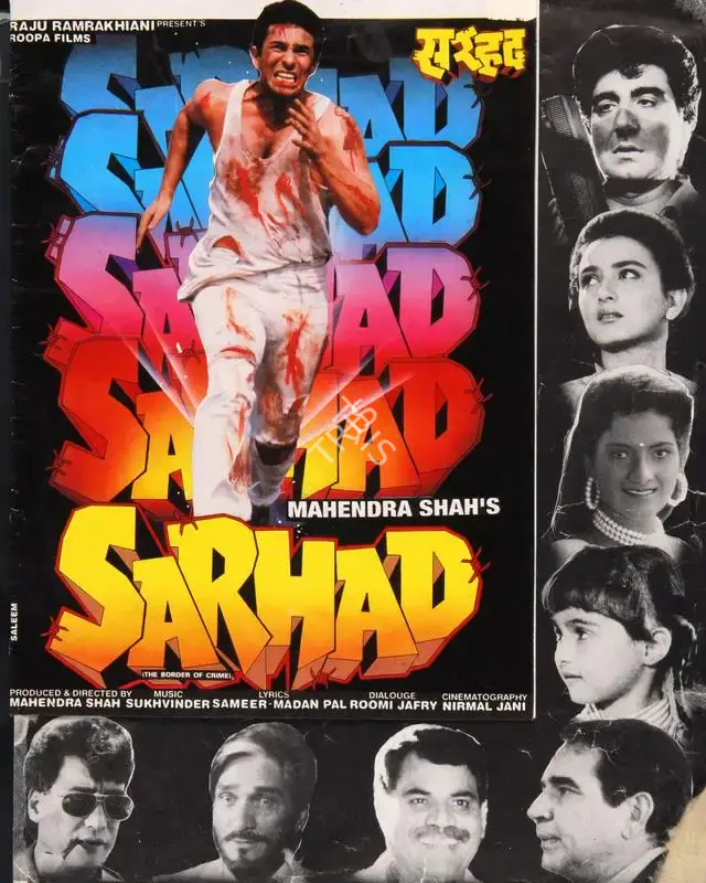 Mahendra Shah (Producer), Sarhad, 1990, Song-Synopsis Booklet