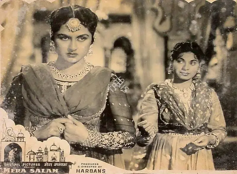 Harbans (Producer), Mera Salam, 1957, Lobby Card